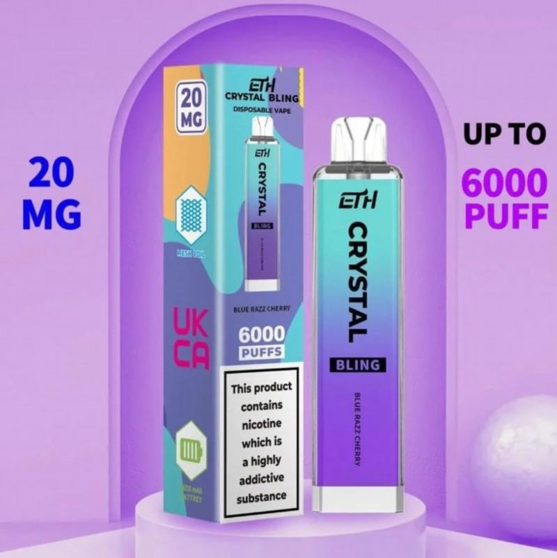 ETH Vape Pen Eth Crystal 6000 Puffs