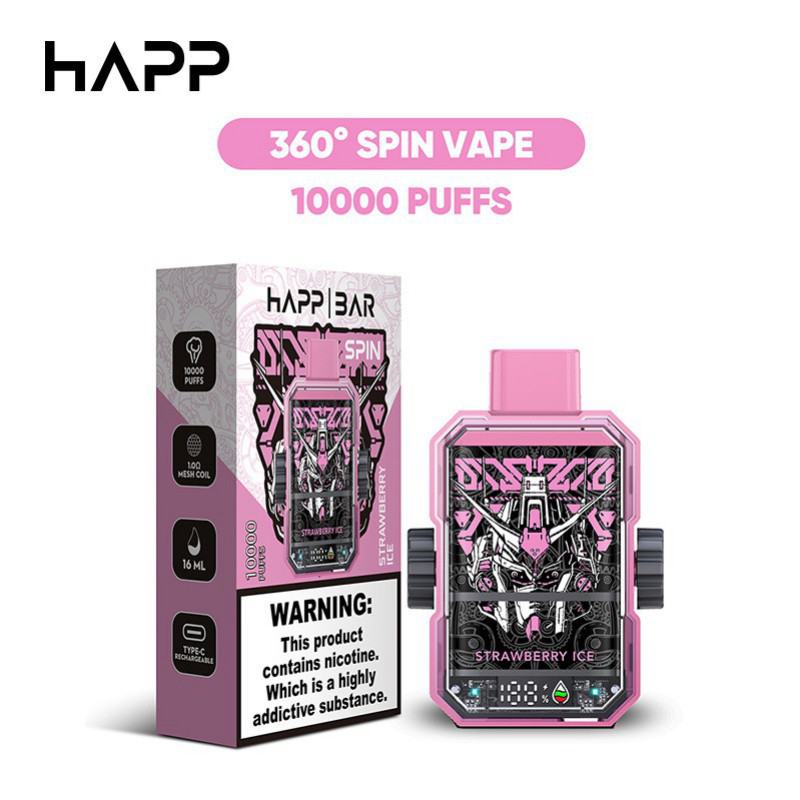 Disposable Ocitytimes Happ Spin 8000 Puffs Vape