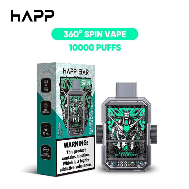 Disposable Ocitytimes Happ Spin 8000 Puffs Vape