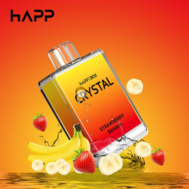 Disposable ocitytimes Happ Box Crystal 600 Puffs Vape Pen