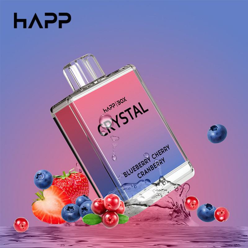Disposable ocitytimes Happ Box Crystal 600 Puffs Vape Pen