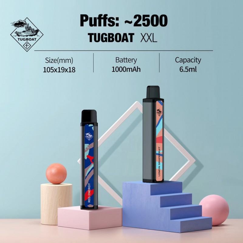 RANDM Bars Tugboat Xxl 2500 Puffs