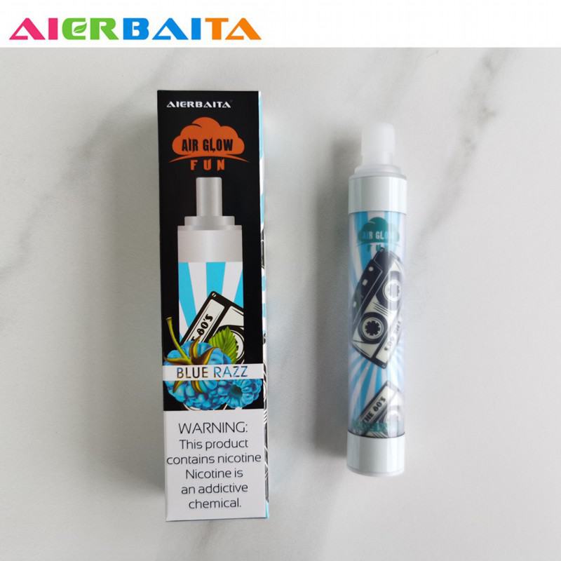 Disposable AIERBAITA Vapes Air Glow Fun 3000 Puffs