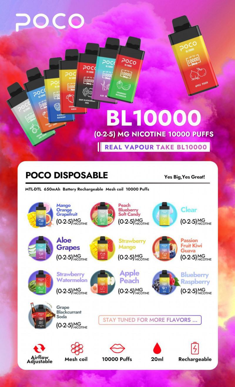 Disposable D Poco 10000 Puffs Vapes