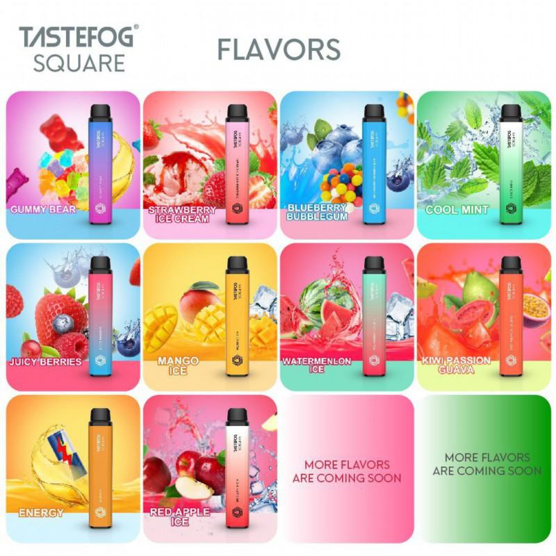 TASTEFOG/OEM Disposable Vape Tastefog 3500 2500+ Puffs Brands