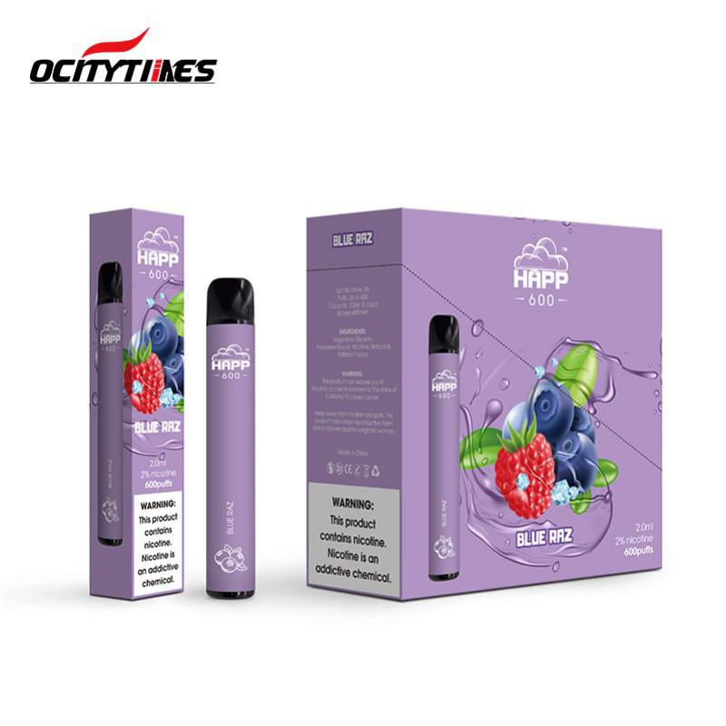 Ocitytimes Happ 600 Puffs Pens