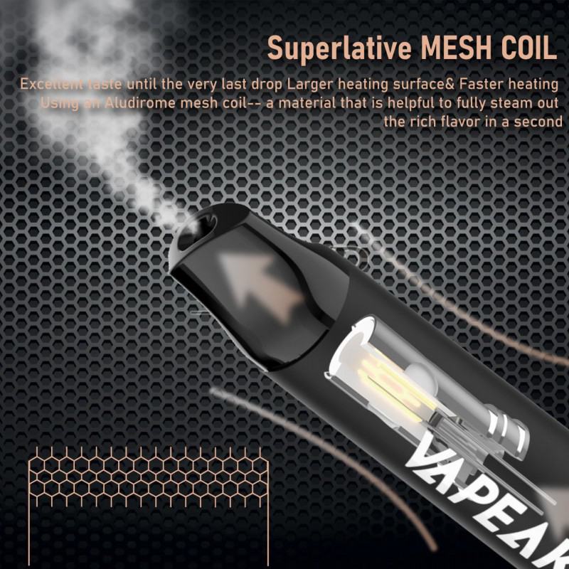 Disposable Vapes ak Mesh Pod Kit 600perpod Puffs