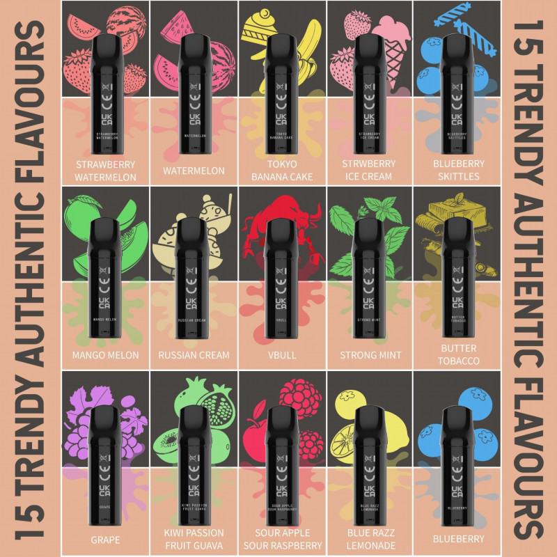 Disposable Vapes ak Mesh Pod Kit 600perpod Puffs