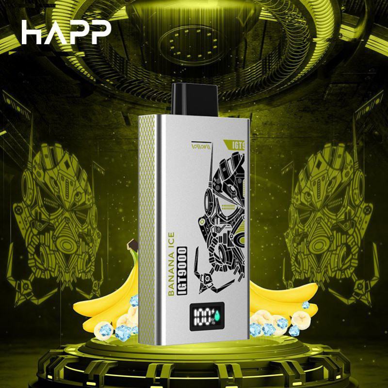 Vape Disposable VAPRIDE Happ Igt Rechargeable 9000 Puffs