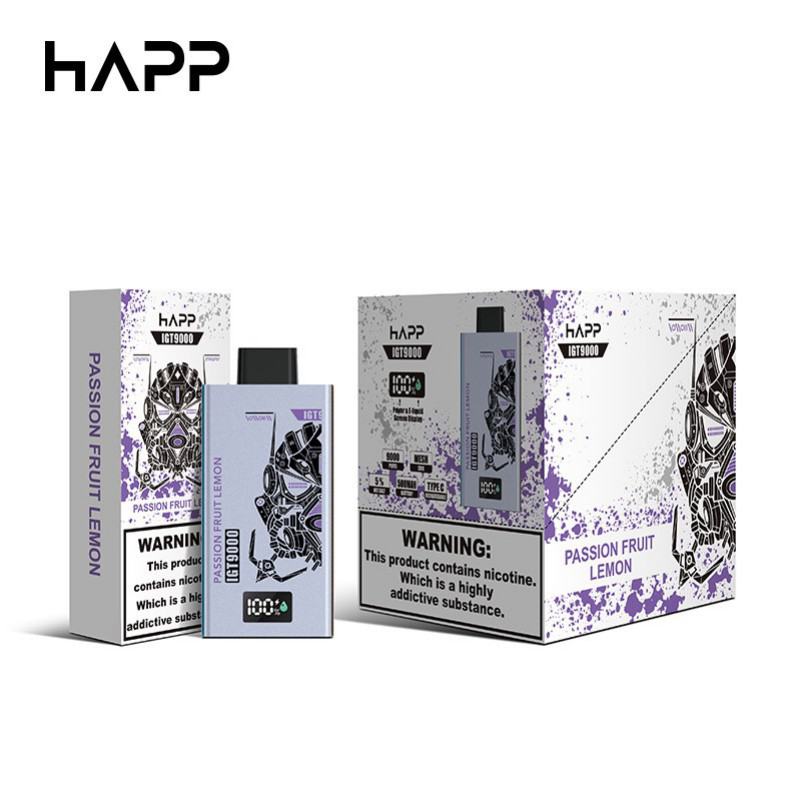 Vape Disposable VAPRIDE Happ Igt Rechargeable 9000 Puffs