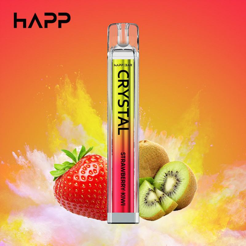 Puff HAPP Happ Crystal Pure 0 600 Puffs Disposable E-cigarette