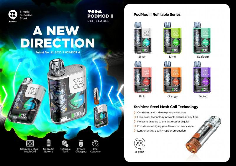 Puff zbood Pod Mod Ii 5in1 3000 Disposable E-cigarette