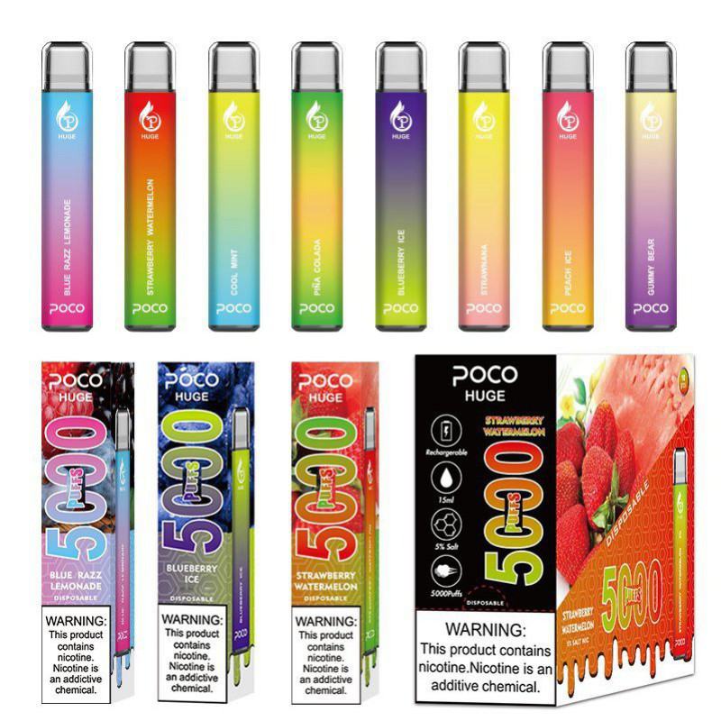 Disposable POCO Poco Huge 5000 Huge5000 Puffs Vape Pen