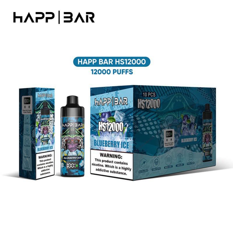 BANANATIMES/Custom Plus Happ Hs - 12k Disposable E-cig 12000 Puffs