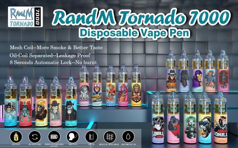 Sup Puff Randm Tornado 7000 Puffs Disposable E-cigarette