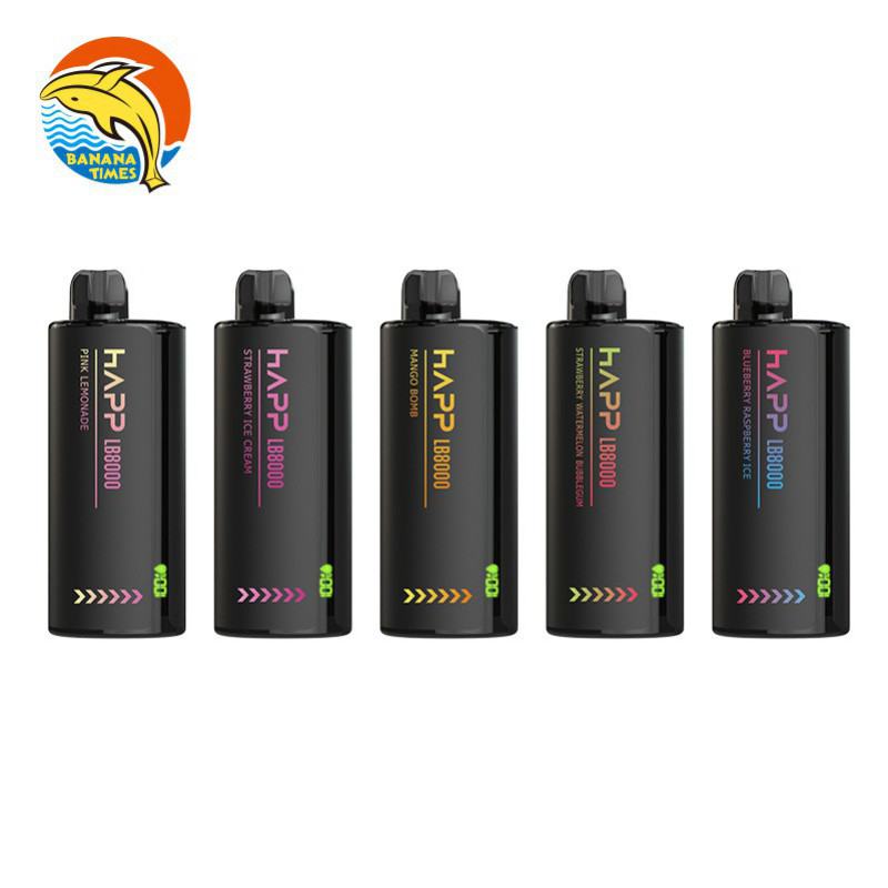 Bananatimes Bars Happ Lb 8000 Puffs Disposable Vape