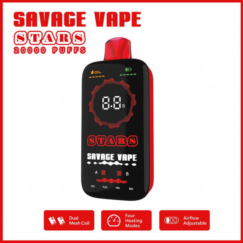 Disposable Savage Vape Pen Stars 20000 Puffs