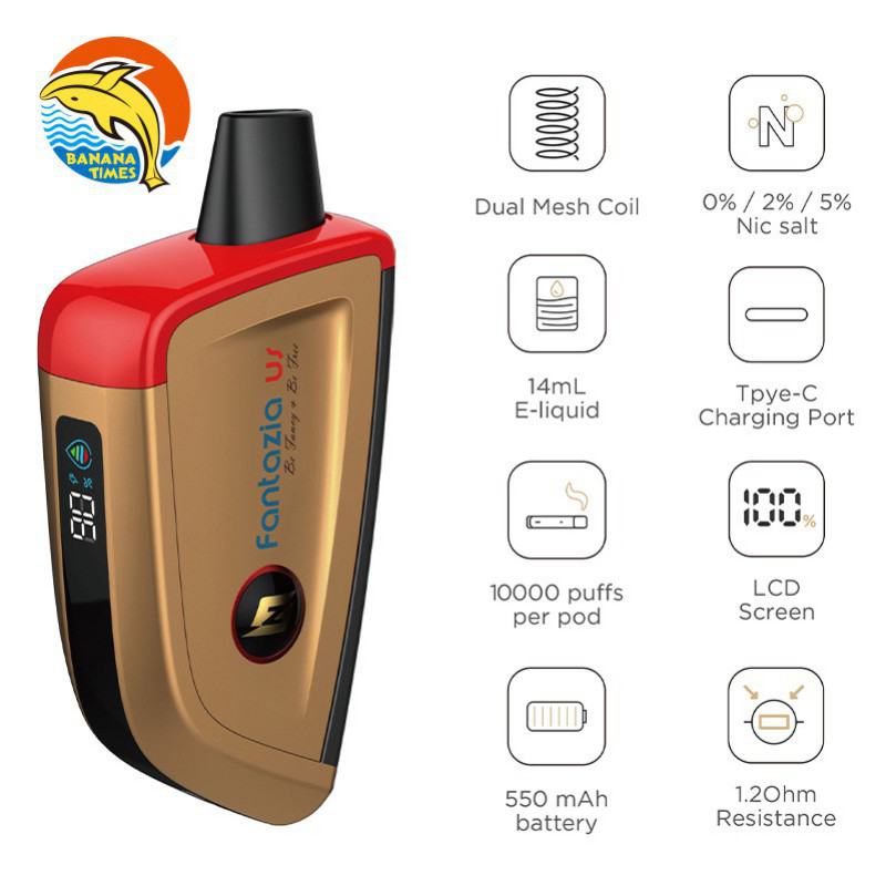 BANANATIMES/ Custom Bar Voom Fantazia - 10000 Puffs Disposable Vape