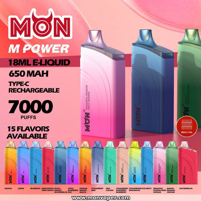 MONR/OEM/ODM Pod 600-8000 Puffs Box Vape