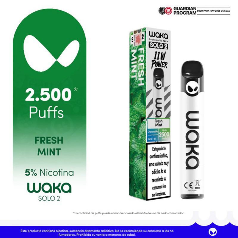 Big Puff Bar Plus Waka Waka 2500 Puffs Vape