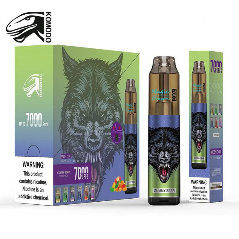 Disposable Customized Vape Komodo 7000 Puffs Bar