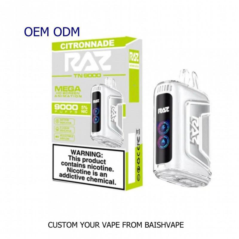 Vape Disposables Baish Raz 9000