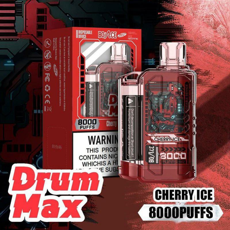 Bounce Disposable Vape Brands Bounce Drum Max  Disposable Product 8000 Puffs