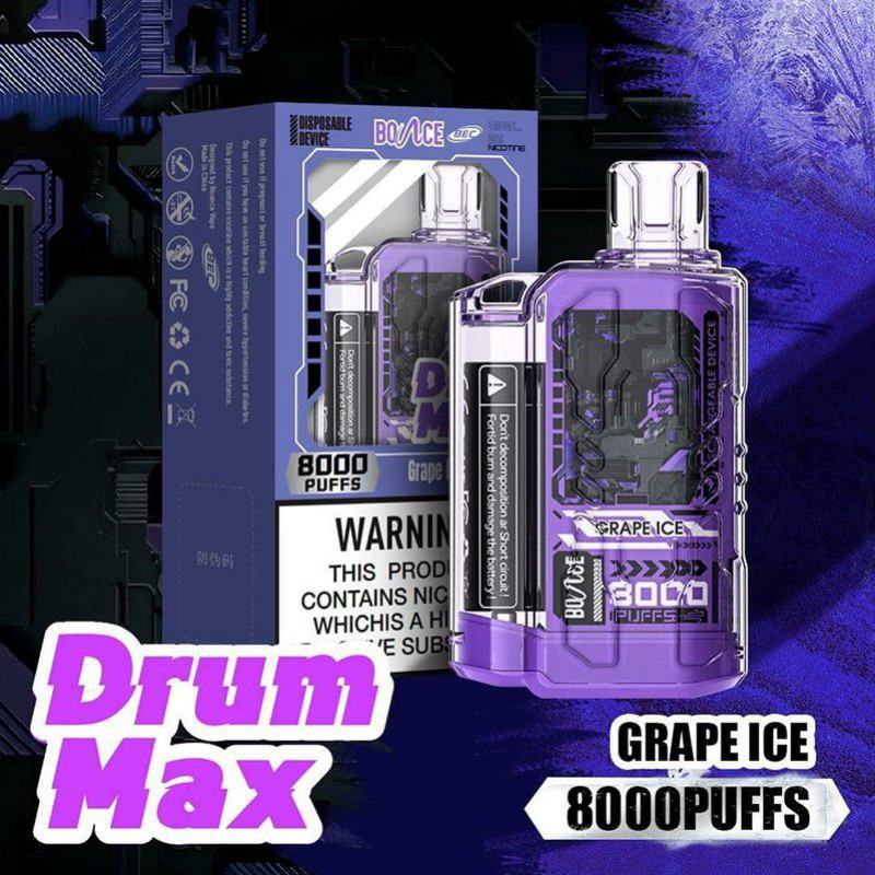 Bounce Disposable Vape Brands Bounce Drum Max  Disposable Product 8000 Puffs