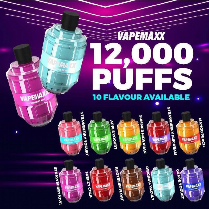 Disposable Bang Vape Maxx 12000 Brands