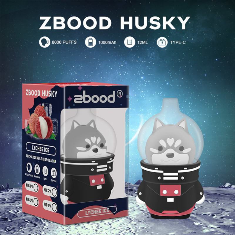 Disposable Vape Brands zbood Zbood Husky 6000 Puffs