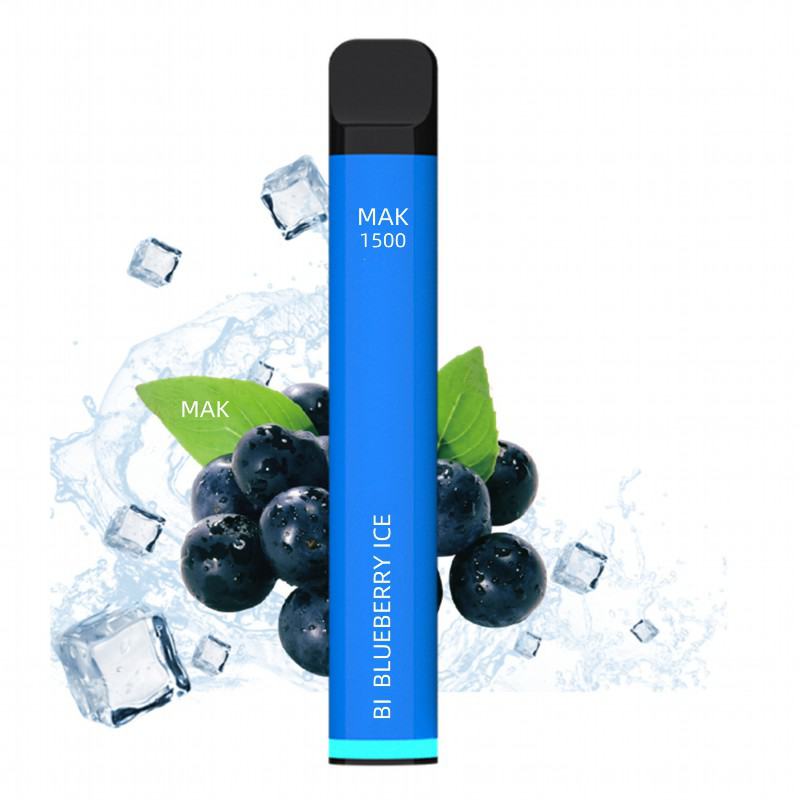 Disposable MAK E-cigarette Mak 1500 Nicotine