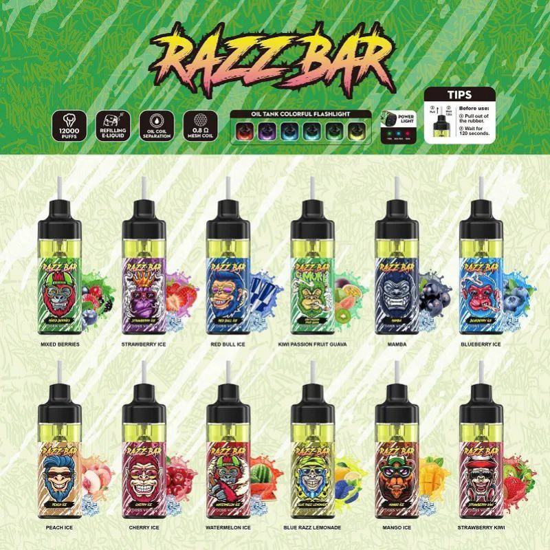 Disposable Vape Insta Razz 12000 Puffs Brands