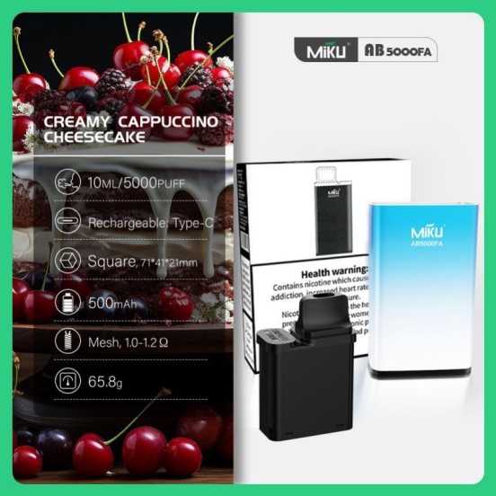 Top-notch Vaping Miku Ab5000fa1520 Disposables Vape Wholesale
