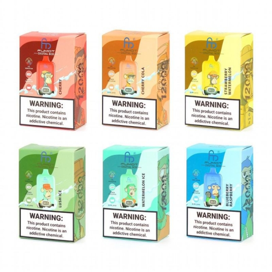 Wholesale Disposable Vapes Digital Box 12000 Puffs