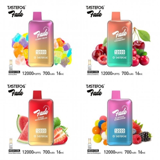 TASTEFOG/OEM Fade 12000 Puffs Vape Rechargeable