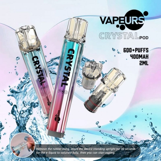 Disposable urs Vape Crystal Pod 600 Puffs Wholesale