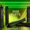 Vepeak Vepeak Legend 5500 Disposable E-cigarette Puff
