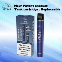 Disposable customize E-cigarette Jst Pro Mod 600 Puffs Nicotine