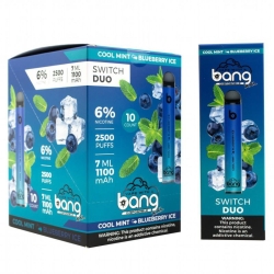 Bang Bar Xxl Switch Duo 2500 Puffs Hits Vape Puffs