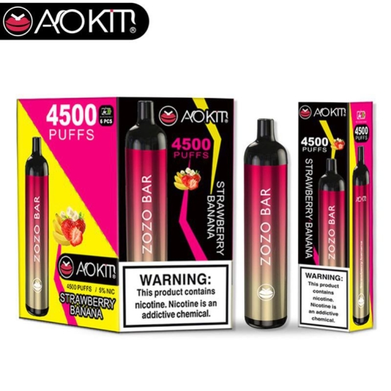 Wide Flavor Selection Baish Aokit Zozo 4500 Wholesale Price Disposable Vape Pen
