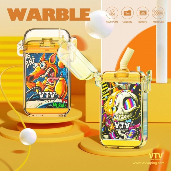 All Flavors INSTA Vtv Warble 4500 Puffs Brands Disposable Vape