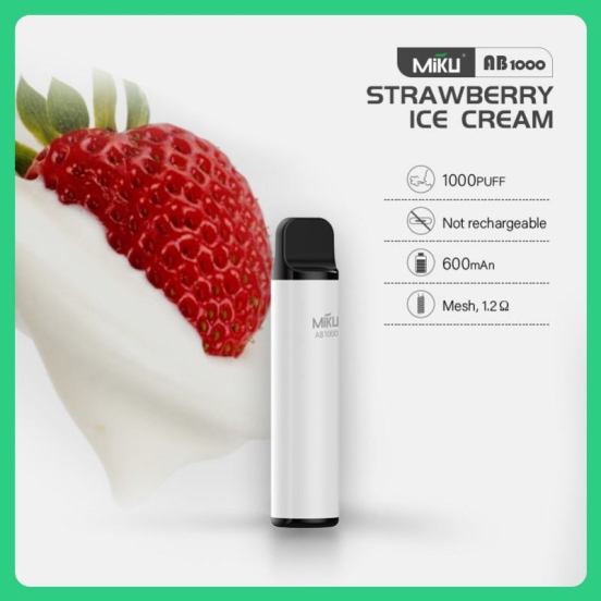 2024 Best Vape Pen Disposable Big Hit Vape Miku Ab-013 1000 Puffs