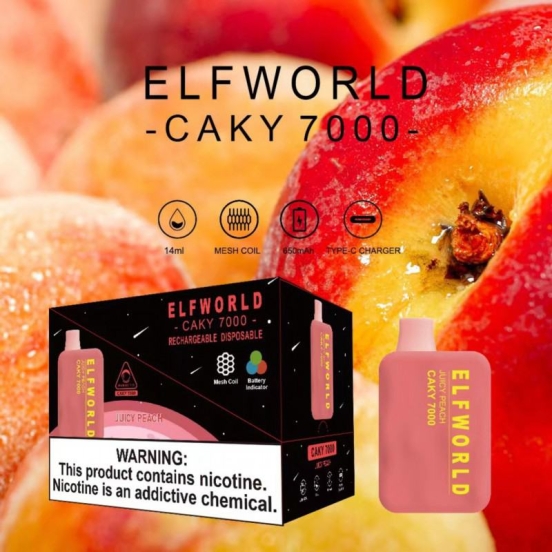 Elfworld Puff Caky 7000 Puffs Electronic Cigarette