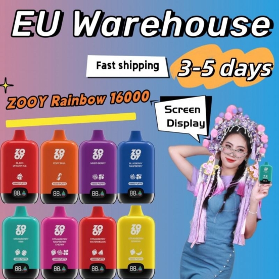 Disposable Vape Pens Zooy Rainbow Box 16000 Puffs Wholesale