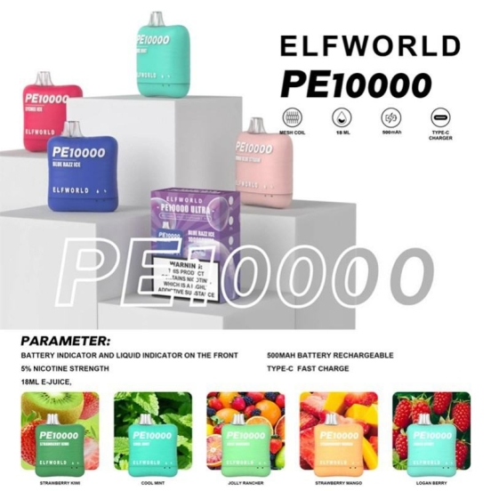 2024's Premium Vape Pen Elfworld Disposable Vape Pens Pe 10000