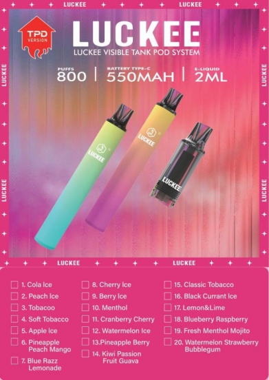 luckee or OEM E16 Wholesale Disposable Vapes