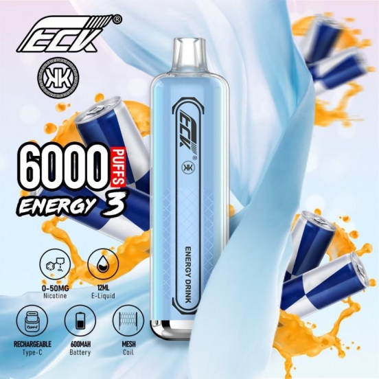 Energy Kk 3 6000 Disposable Vapes Wholesale