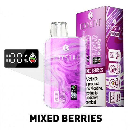 Aim Wholesale Disposable Vape Airis Titan Icrystal Ouffs 9000 Puffs