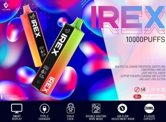 Top-notch Vaping Vape Pen Smok Irex 10000 Puffs Wholesale