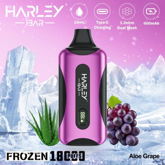 Wholesale Disposable HARLEY Harley Frozen 18k Vape Bars